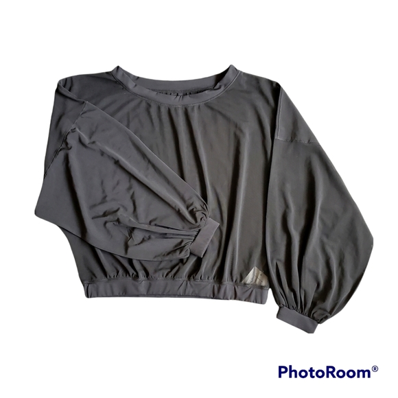 Women's Black Mesh Top - Picture 2 of 7